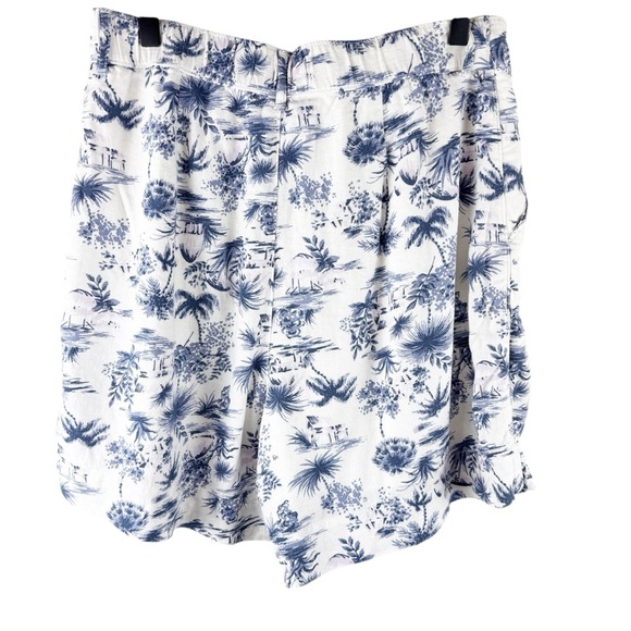 ABERCROMBIE & Fitch Linen-blend Tailored Shorts  Tropical Medium - Picture 5 of 7